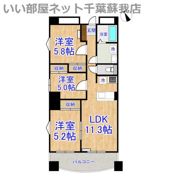 グリーンパークおゆみ野の間取り画像