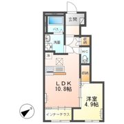 土浦市中村南2丁目新築アパート（仮の間取り画像