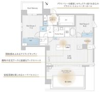 THE AKASAKA RESIDENCE S．O．A． －の間取り画像