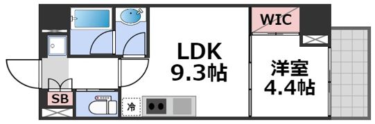 ブエナビスタ大手通の間取り画像