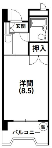 メゾンベルシャンブルの間取り画像