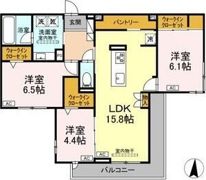 セレスティア檀溪通の間取り画像