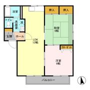 パトリア Ⅱの間取り画像