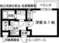 ゼスタレジデンス八雲の間取り画像