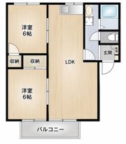 コスモスハイツの間取り画像