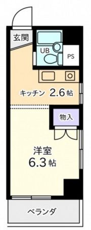 カーサ舟入の間取り画像