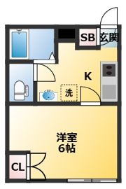 早稲田鶴巻町IMAハウスの間取り画像