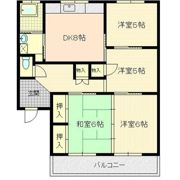 川西ハイツの間取り画像