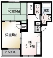アネックス田中の間取り画像