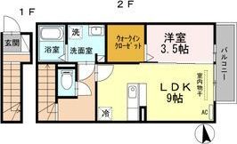 ソリウス新西の間取り画像
