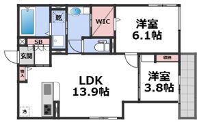 D-ROOM高井田元町の間取り画像