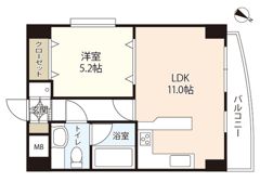 マーキュリーシティ壱番館の間取り画像