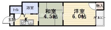 エクセレント河原の間取り画像