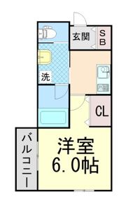 BLISS GATE ISHIBASHIの間取り画像