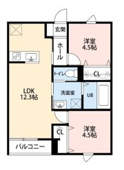Seven Stars 野間口IIの間取り画像