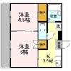 鴨下ハイツA棟の間取り画像