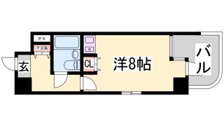 ニューブ神戸の間取り画像