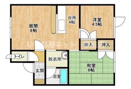 コーポDANの間取り画像