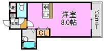 ハイグレース長田の間取り画像