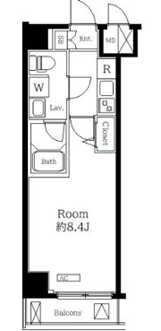 パティーナ住吉Duoの間取り画像