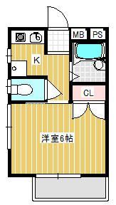 山口ハイツの間取り画像