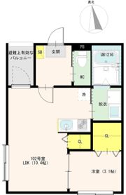 東部市場前K2レジデンスの間取り画像