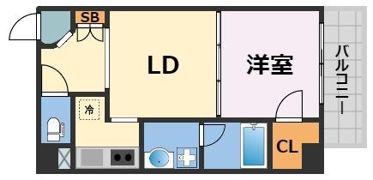 サムティ難波グレイスの間取り画像