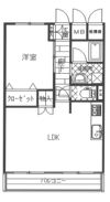 テラジハイツⅡ号館の間取り画像