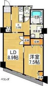 パラシオン覚王山の間取り画像