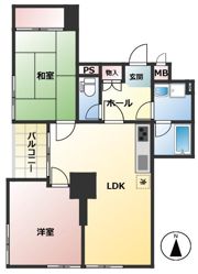ライオンズマンション駒場の間取り画像
