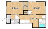 竹内貸家 2の間取り画像