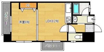 ラフィーネ小倉の間取り画像