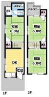 萱島東1丁目テラスハウスの間取り画像