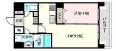 【IDC】ランドセントラル梅田の間取り画像
