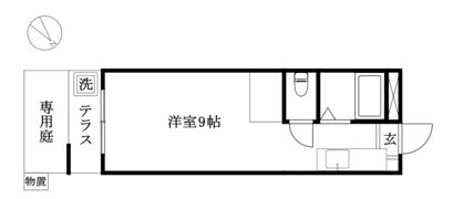 オックスフォードサーカス南市駅の間取り画像