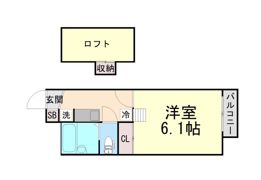 スクエア豊中の間取り画像
