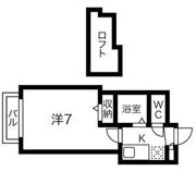 グランドール河原町の間取り画像