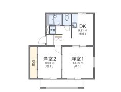 レオパレスパークサイドメゾンの間取り画像
