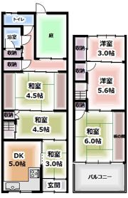 末広町貸家の間取り画像