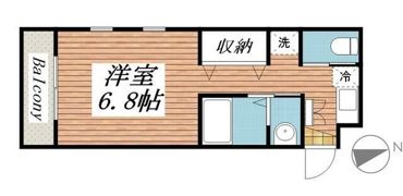 FIORI奥沢の間取り画像
