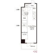 ハーモニーレジデンス東京武蔵関WEST SIDEの間取り画像