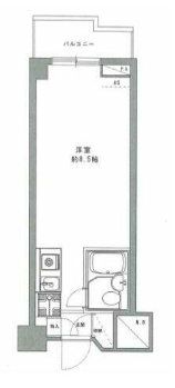 三越ゼームス坂マンションの間取り画像