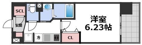 Luxe布施南Ⅱの間取り画像