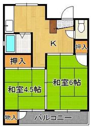シャトレ大谷の間取り画像