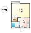 ミラベル燈明田Bの間取り画像