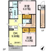 みつばち本町Ⅲの間取り画像