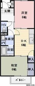 サープラスひまわりⅡの間取り画像