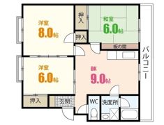 ハイネス西村の間取り画像