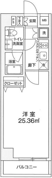 パークロッジ久我山の間取り画像
