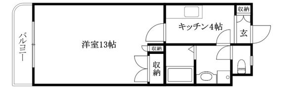 カーサフローラの間取り画像